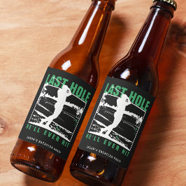 Roligt Sistahål Sgolftävling Spening Pojkarnas Sis Ölflaska Etikett