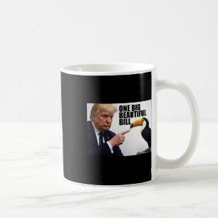 Roligt skämt Donald Trump En stor vacker räkning Kaffemugg