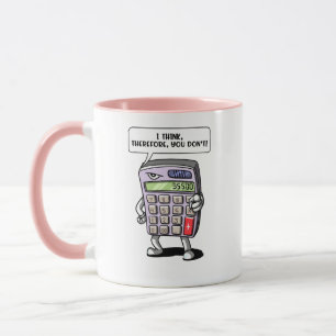 Roligt skämt för matematik för mugg