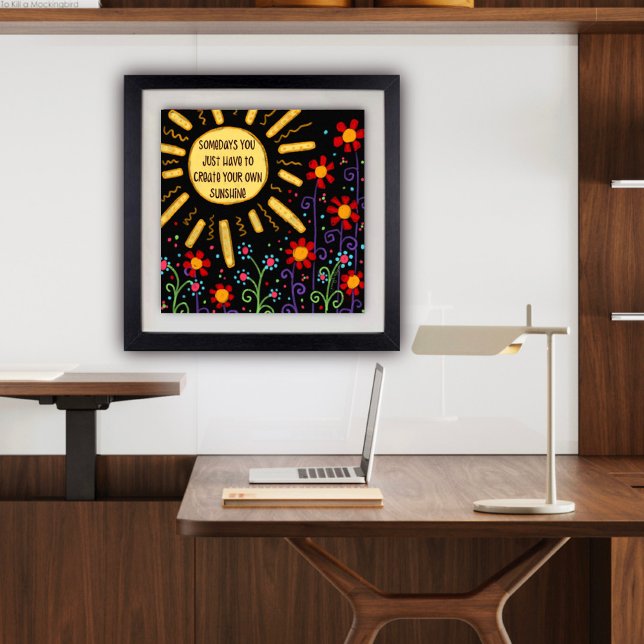 Roligt "Skapa ditt eget solskensrum" Poster (Skapare uppladdad)