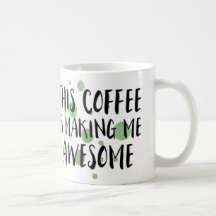 Roligt skapar detta kaffe mig som är enorm kaffemugg