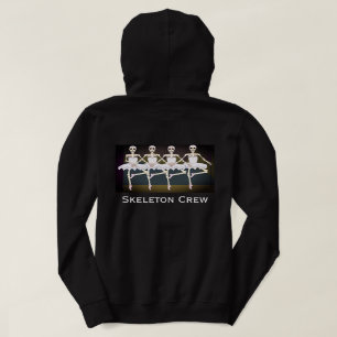 Roligt "Skeleton Crew" Dancing Skeletons Tee Shirt