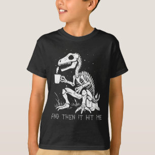 Roligt Skeleton Dinosaur Costume Goth Manar Women  T Shirt