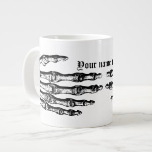 Roligt skelettHalloween Jumbo Mugg