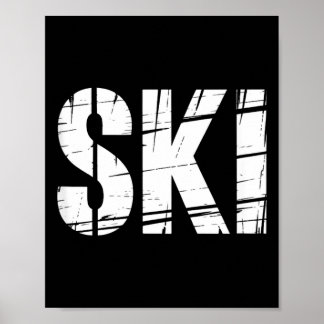 Roligt skidpproverb med slitstark utomhusjoke för  poster