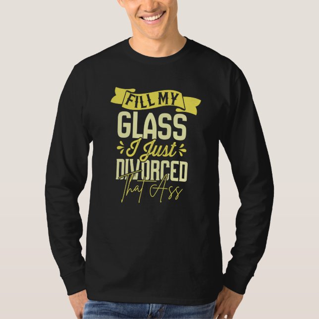 Roligt skilsmässo present sarkastisk skilsmässa Pr T Shirt (Framsida)