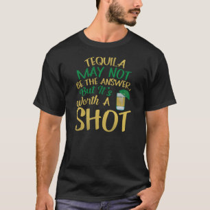 Roligt skjutit Tequilaparty dricka T-tröja T Shirt