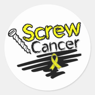 Roligt skruva Ewing Sarcomacancer Runt Klistermärke