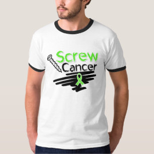Roligt skruva non-Hodgkins lymfkörtelcancercancer Tee Shirt