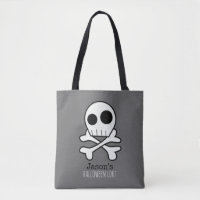 Roligt Skull och Bones Kids Halloween