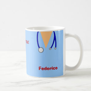 Roligt skurar nyckfull design för sjuksköterskor kaffemugg