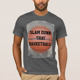 Roligt Slam dunk som Basketball Tröja