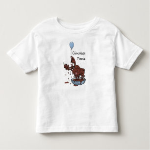 Roligt Småbarn T-shirt, Chocolate Moose T-shirt