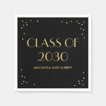 Roligt Snapshots Editable Färg Studenten Napkins