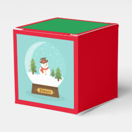 ROLIGT! Snögubbe Gift Box - Personlig - Lägg till  Presentaskar