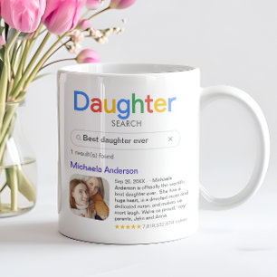 Roligt sökresultat för bästa dotter någonsin med f kaffemugg