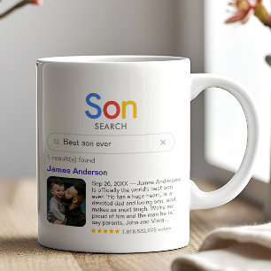 Roligt Sökresultat för Bästa Son Någonsin Med Foto Kaffemugg
