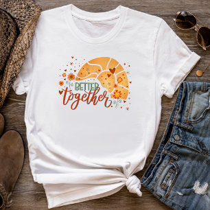 Roligt Sol Retro Cute Bättre tillsammans med inspi T Shirt