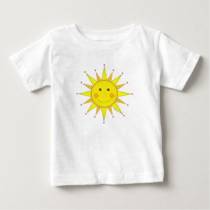 Roligt Sol Ruffle Småbarn Dress T-shirt