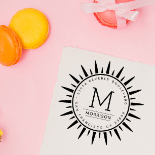 Roligt Sol   Skapa din egen monogramReturadress Stämpel