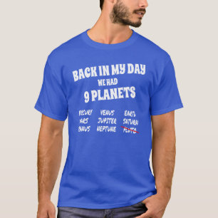Roligt sol- system, 9 planet tee shirt