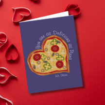 Roligt som pizza lika gott Alla hjärtans dag