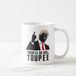 Roligt som ska där, är helvetetupén - Donald Tr Kaffemugg