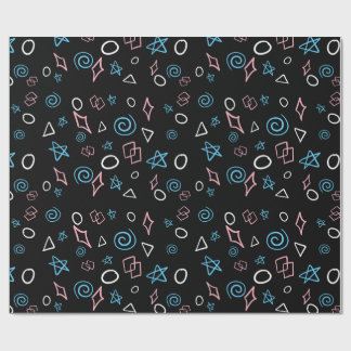 Roligt som upprepar mönster i flagga i färg! presentpapper