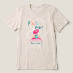 Roligt Sommarfärgsvett för Party Bassäng 16 T Shirt