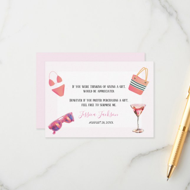 Roligt Sommarfärgsvett för Party Bassäng 16 Tilläggskort (Fram/Back In Situ)