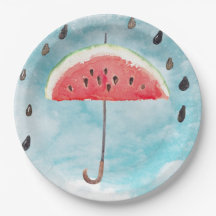 Roligt Sommarfärsk Melon Fruit Rain