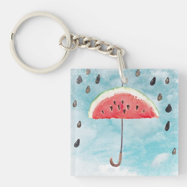Roligt Sommarfärsk Melon Fruit Rain (Framsidan)