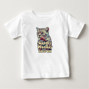 Roligt sött kattmeme för kattälskare och kattägare t shirt