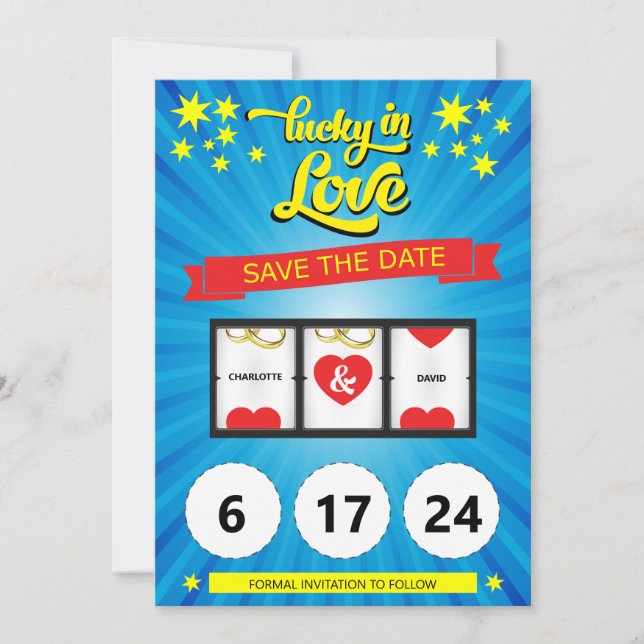 Roligt Spara Bröllop-meddelandet om datum Spara Datumet (Framsida)