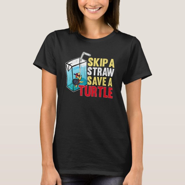 Roligt Spara ett sköldpaddsredskap för Vuxna- och  T Shirt (Framsida)