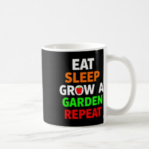 Roligt Spel Äta Sova Växa En Trädgård Upprepa Game Kaffemugg