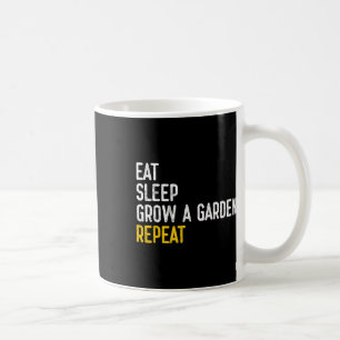 Roligt spel Äta Sova Växa En Trädgård Upprepa Game Kaffemugg