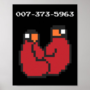 Roligt spel med videospel 90s 45s-koder poster