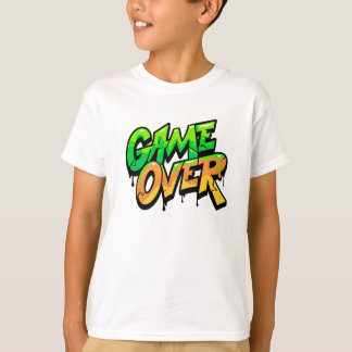 Roligt spel över för barn – Graffiti-drypdesign T Shirt