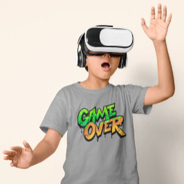 Roligt spel över för barn – Graffiti-drypdesign T Shirt