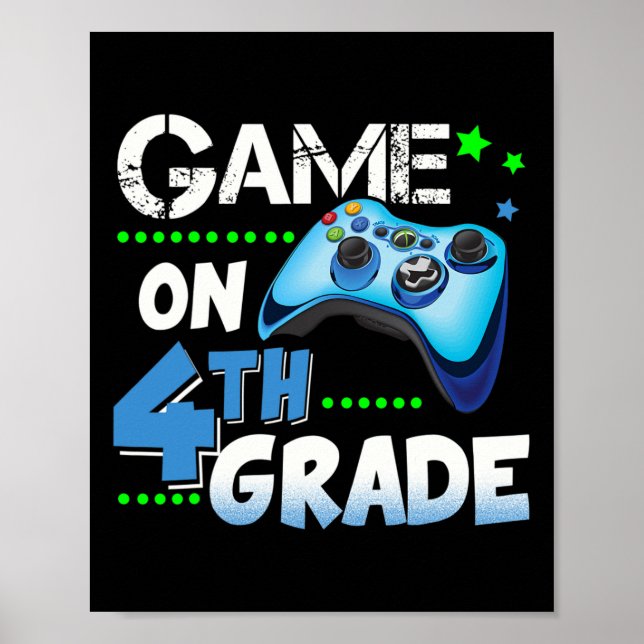 Roligt spel på 4:e klass present poster (Framsidan)