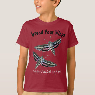 Roligt Sphinx Moth Insekt Photo Front-mall T Shirt