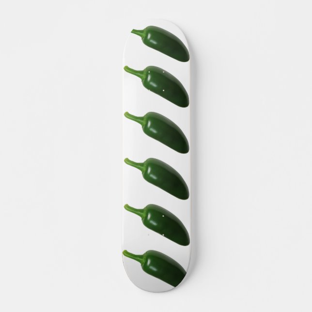 Roligt & Spicy Jalapeno Pepper Skateboard Bräda 21,5 Cm (Framsida)