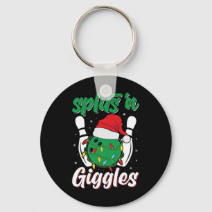 Roligt Splits n Giggles Bowling Player jul Bowl Nyckelring