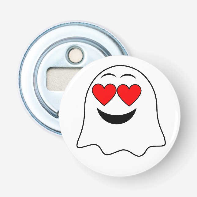 Roligt spöke emoji! flasköppnare (Framsidan)