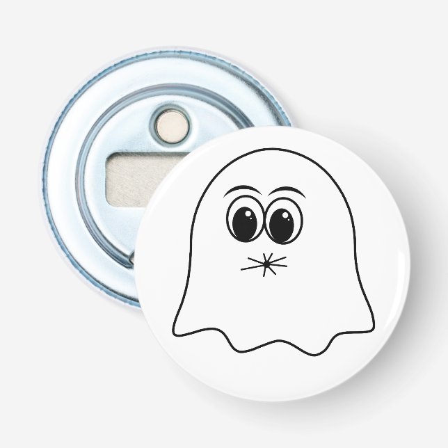Roligt spöke emoji! flasköppnare (Framsidan)