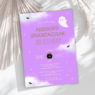 Roligt Spooky Halloween Barns födelsedag Party Inbjudningar