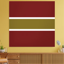 Roligt Sporty Golden Olive Bold Red White Rand