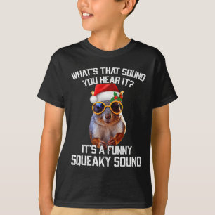 Roligt Squeaky Ljud Julekorren Julafton T Shirt