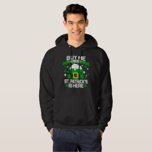 Roligt St. Patricks Day för män Hoodie